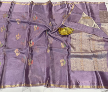 MKP-3500 Lavender colour premium Manipuri Kota silk