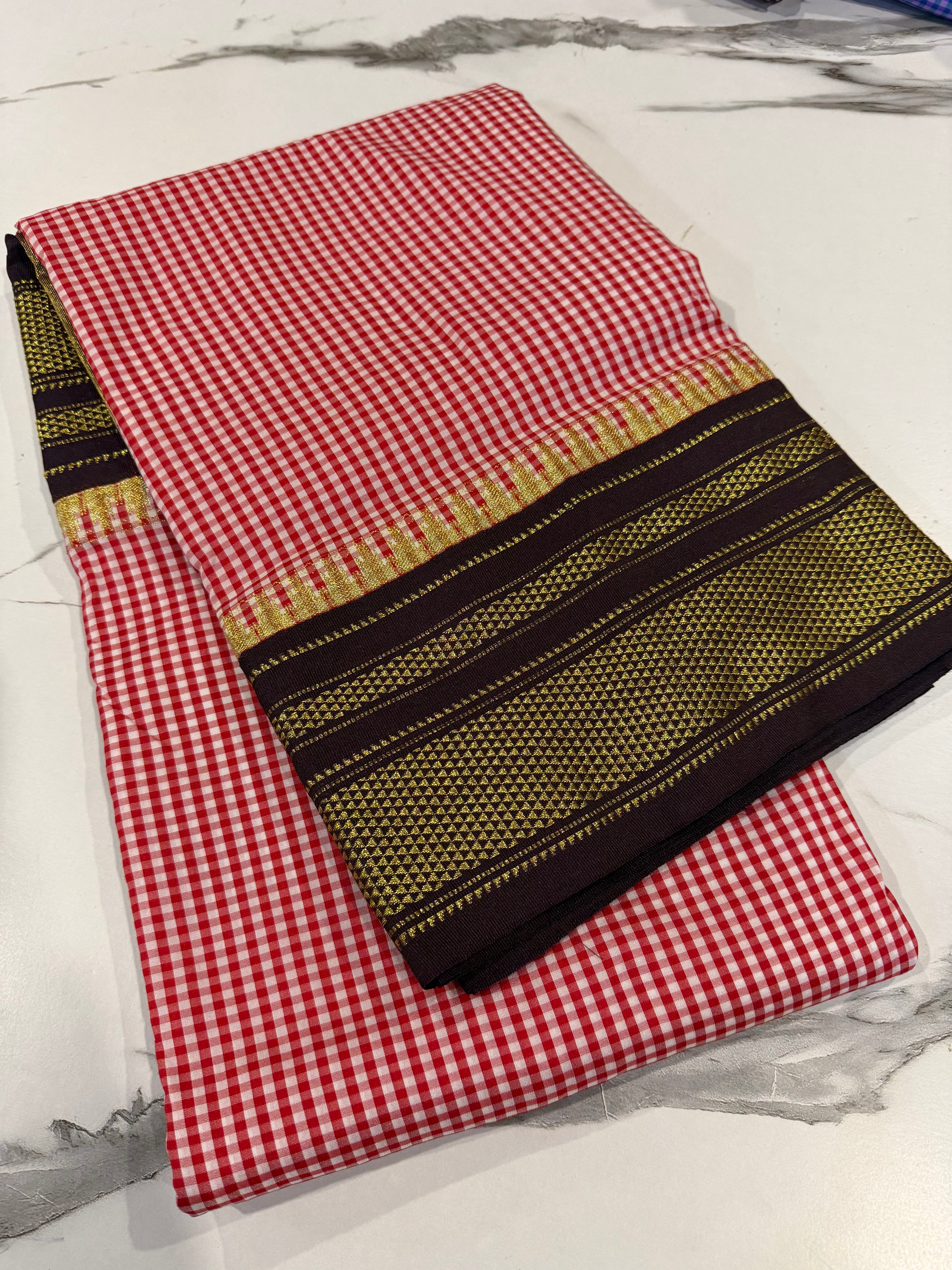 LD-N22 narayanapeta semi checks saree
