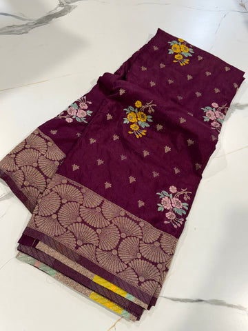 Bz-1850 bergendy benny crepe saree