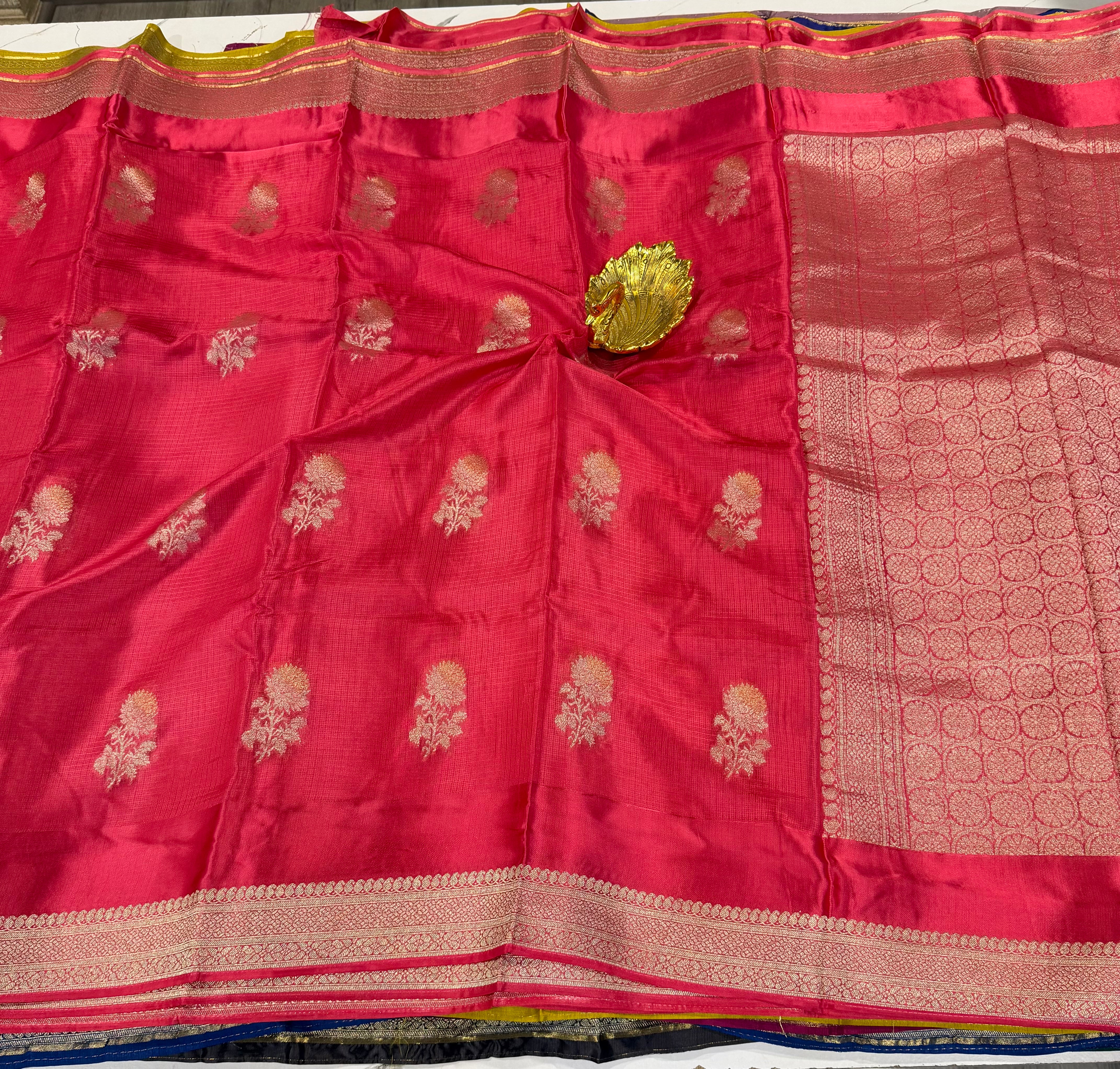 LD-M4k
Rani pink colour Manipuri Kota silk saree