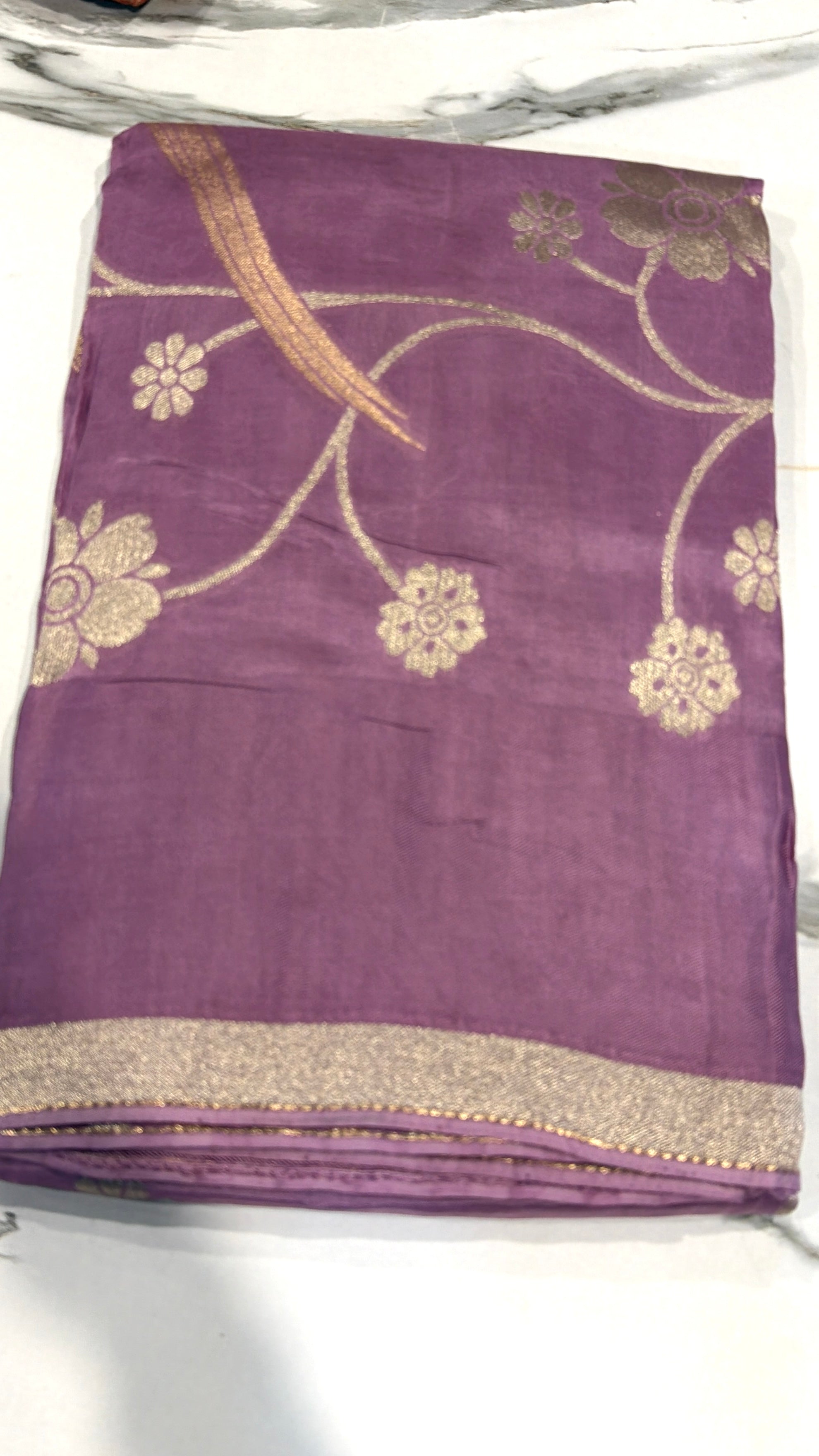 CP-42 Mavue colour Paithani crep saree
