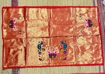 SPB-17-Semi Paithani blouse- Lotus