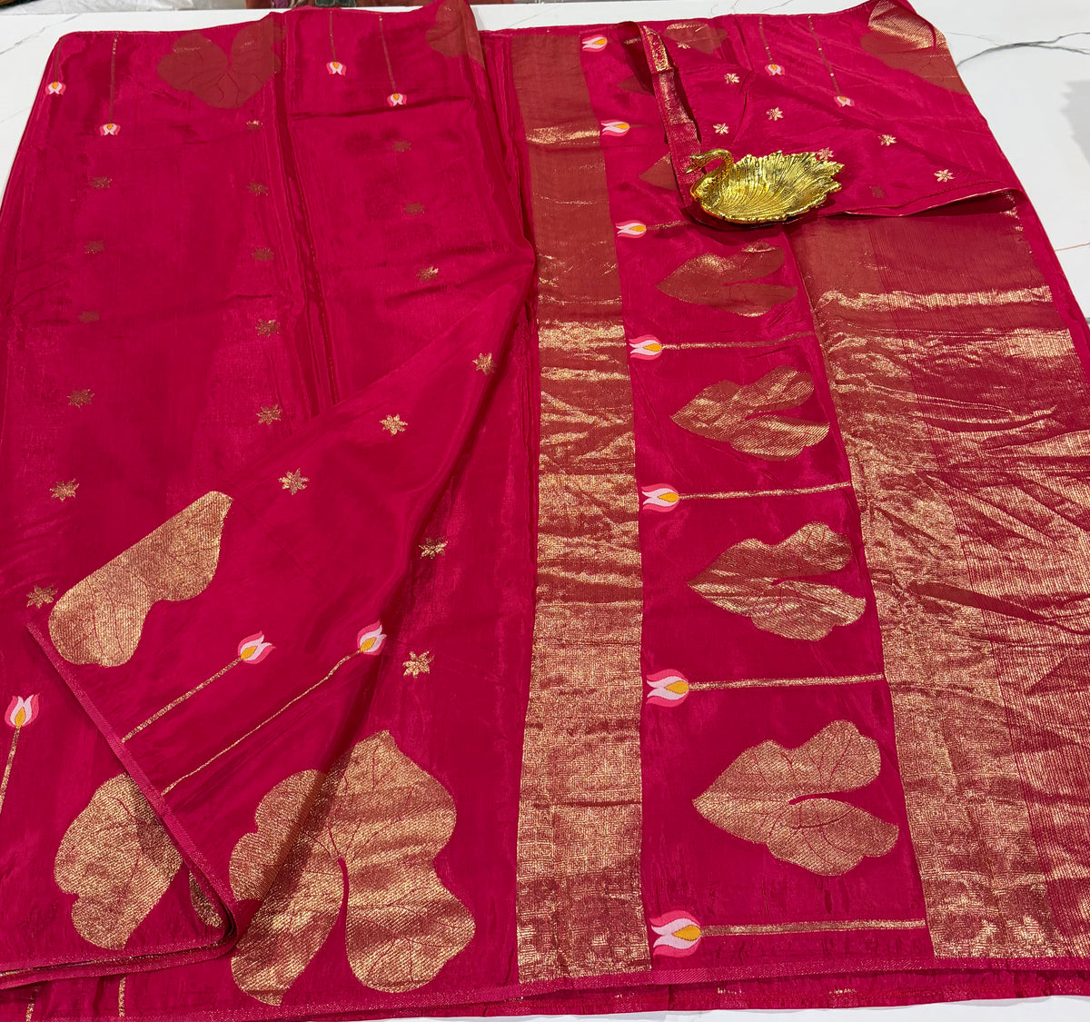 HL-2650 Ranipink Ho crepe saree