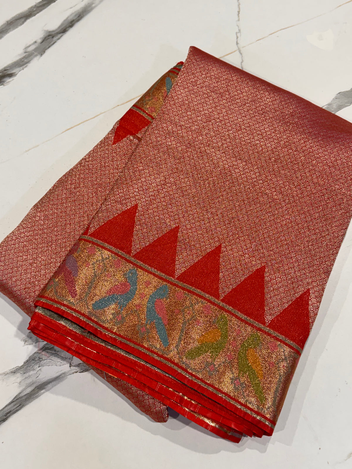 P-4900 Red Patola tissue saree