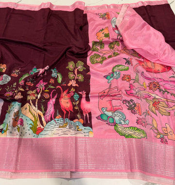 Mangalagiri pattu digital prints