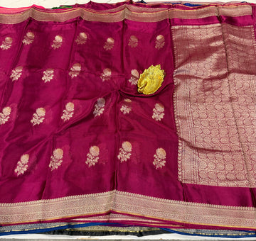 LD-M4k
Dark pink colour Manipuri Kota silk saree