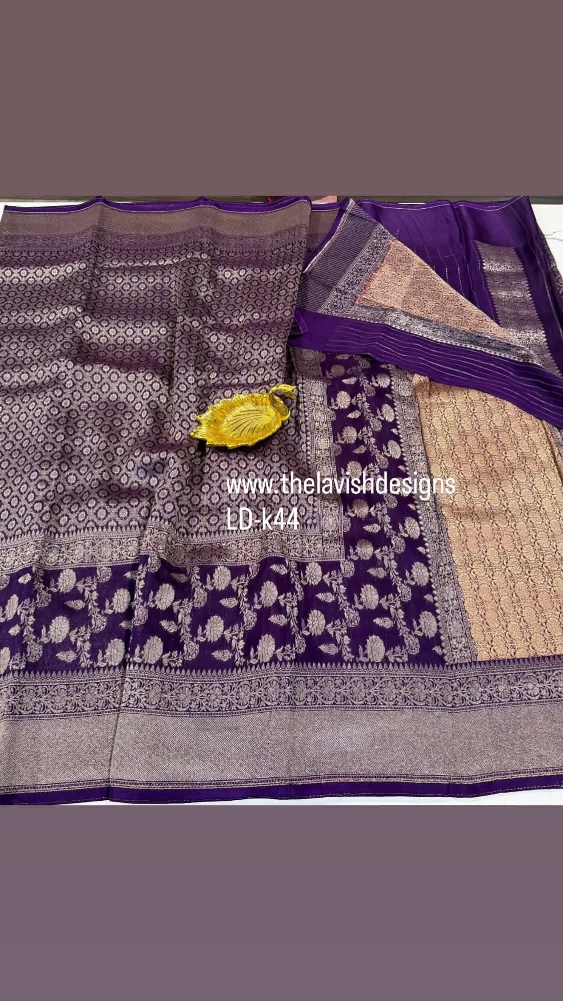 LD-k44 kanchi kora dark purple