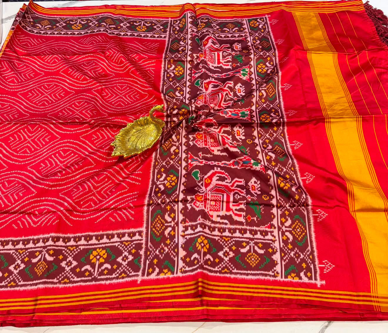 Ld-135 Banadini patola Red saree