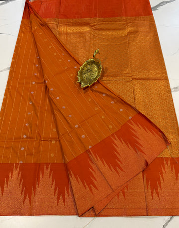 TT- 2899 mustered temple Gadwal saree