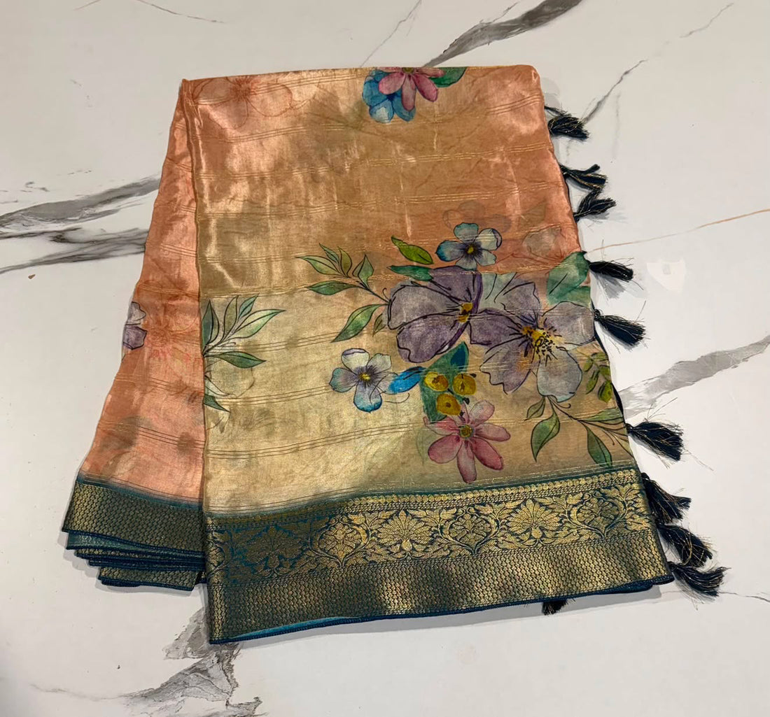 LD-H27 premium Ho crepe saree