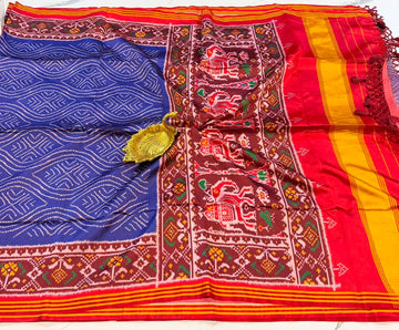 Ld-135 Banadini patola blue  saree
