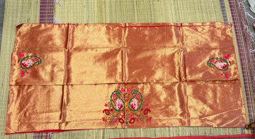 SPB-12-Semi Paithani blouse- Mango n Swan Design
