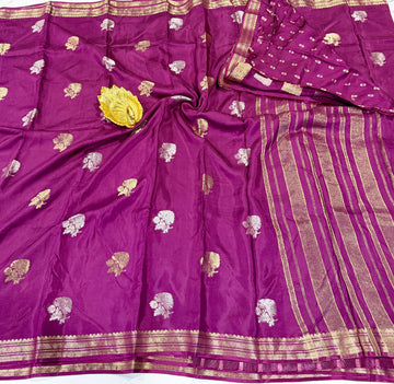AB-3100 wine Binny crepe saree