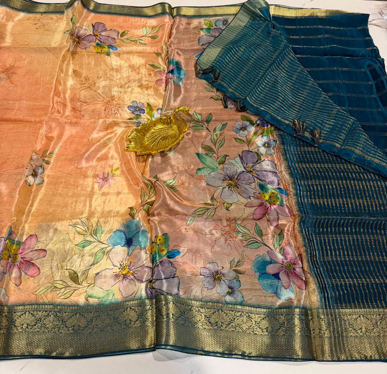 LD-H27 premium Ho crepe saree