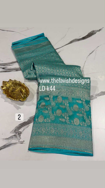 LD-k44 kanchi kora skyblue saree