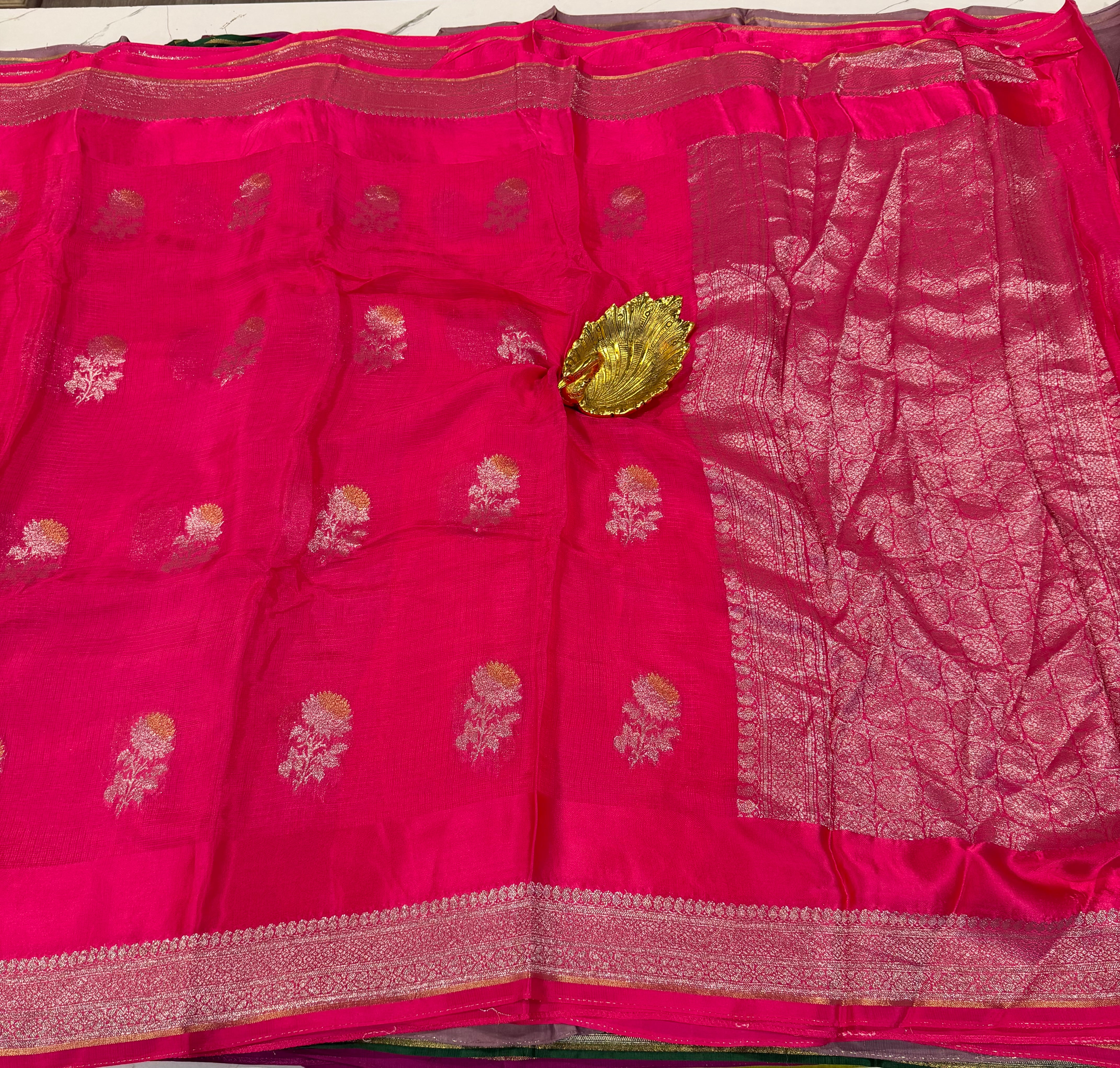 LD-M4k
Light pink colour Manipuri Kota silk saree