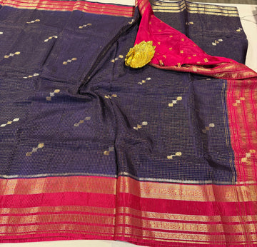 KS-23 brinjal n Ranipink vairaoosi Vintage Kanchi saree