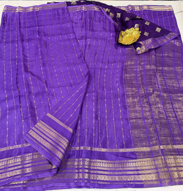 MB-2500 Lavender Benny crepe saree