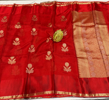 ME-3350 Red colour Manipuri Kota silk saree