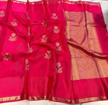 SF-35  Rani pink Manipuri Kota silk