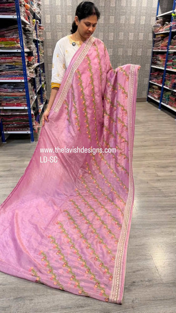 LD-SC Lilac silk sarees