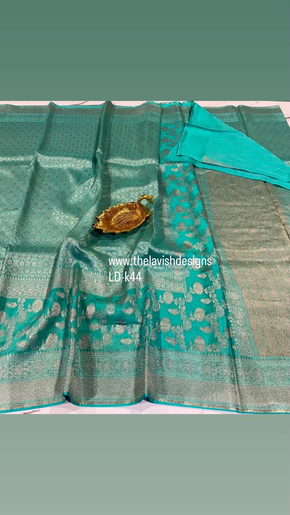 LD-k44 kanchi kora sea green
