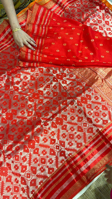 P-3900 Red colour patola saree