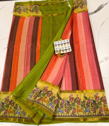 ME6500 Mysore wrinkle crepe Rangkart saree