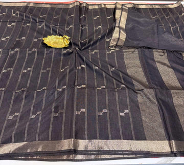 Cs2 Black colour saree
