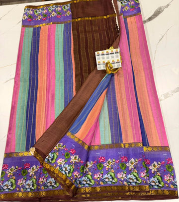 ME6500 Mysore wrinkle crepe Rangkart saree