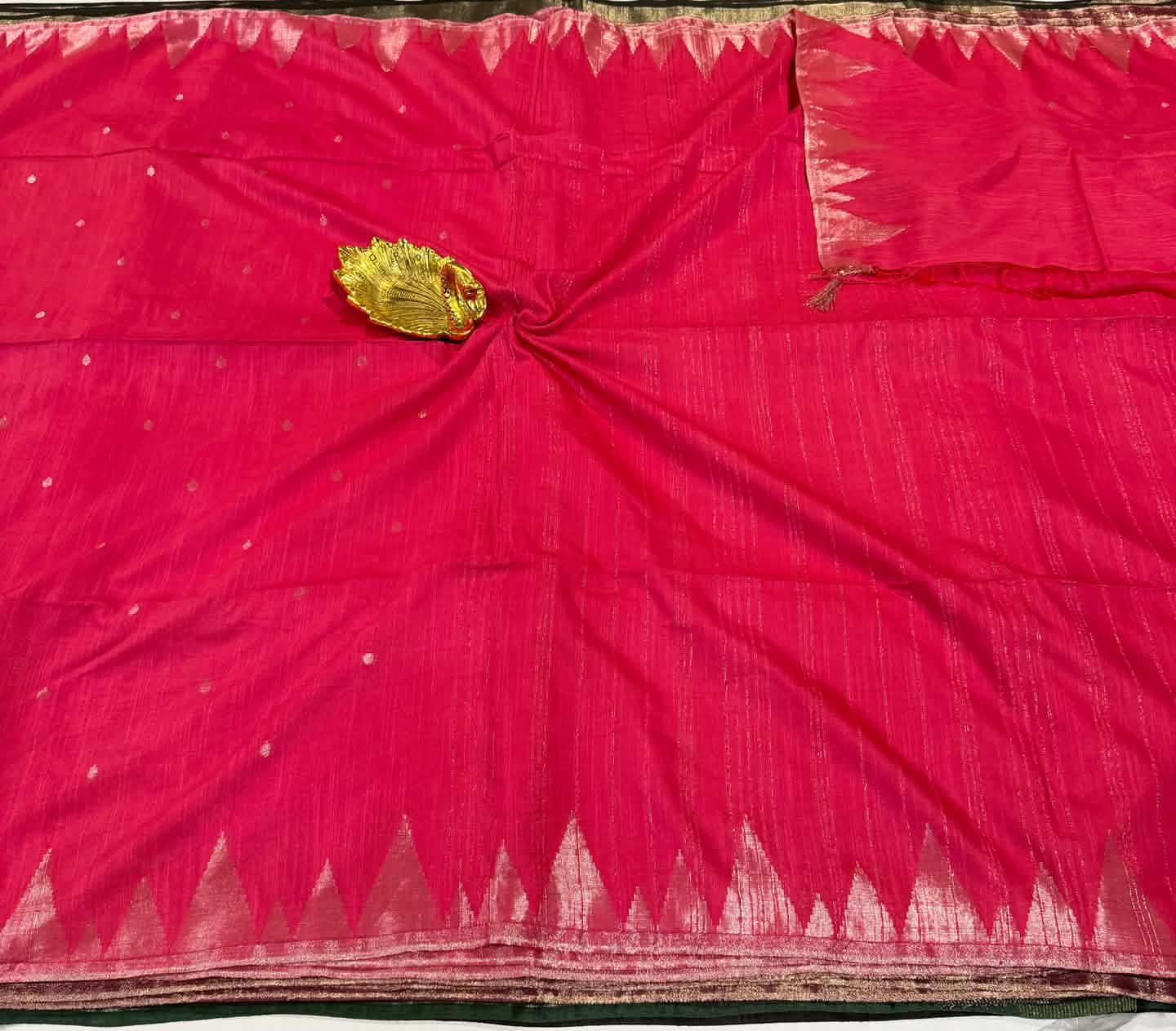 Cs2 pink colour saree