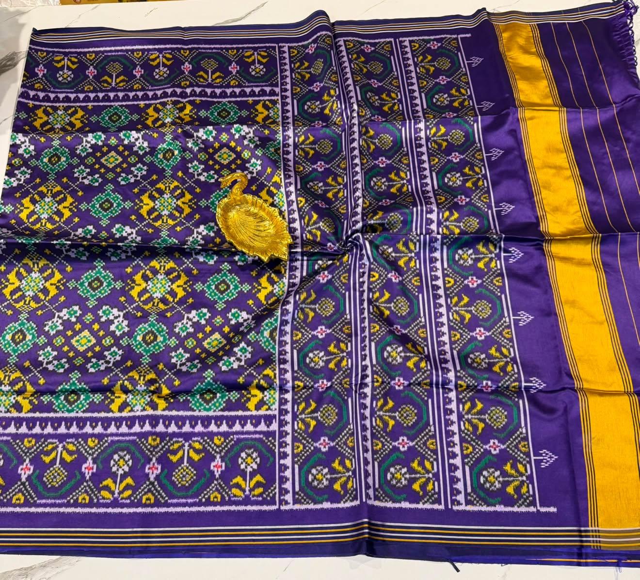 NPP-1350 violet colour navarthan patola saree